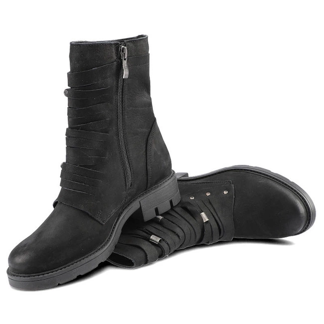 Členkové Topánky Pollonus - 5-1110-007 Czarny Samuel