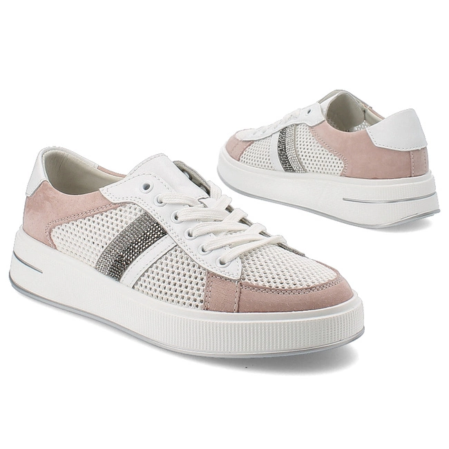 Tenisky S.Barski - LR110 White/Pink