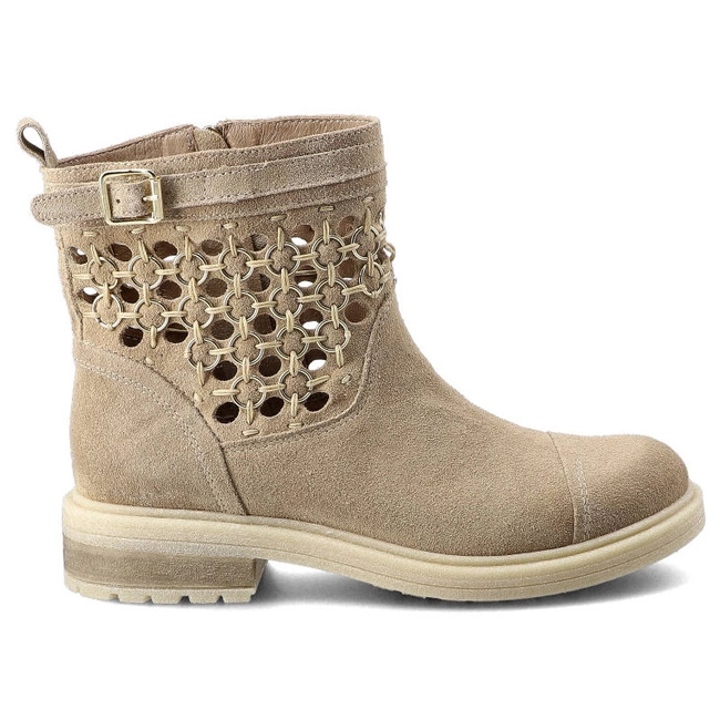 Členkové Topánky Carinii - B7047_-O17-000-000-C48 Beż