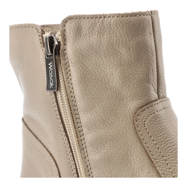 Členkové Topánky WASAK - 0730 Latte Groszek/Wełna