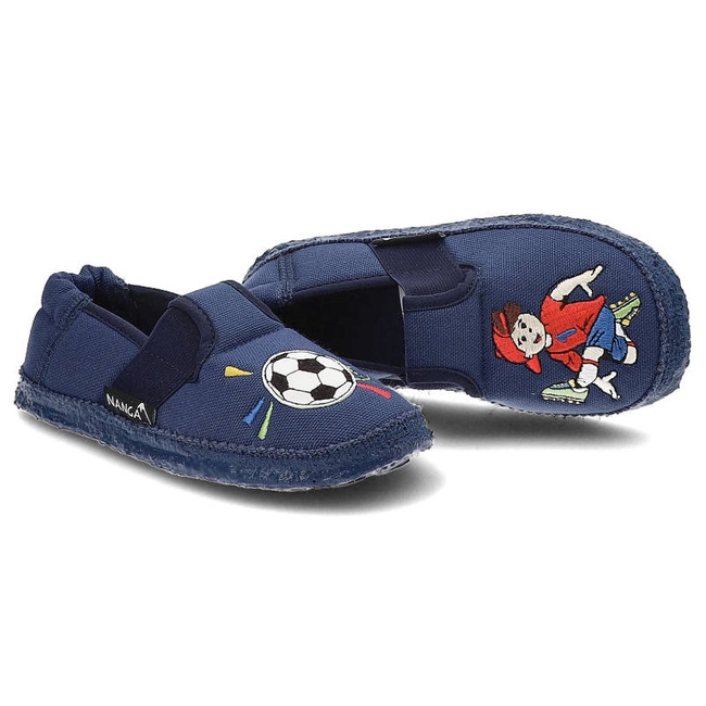 Papuče Nanga - Fussballer 22/0432 Blau