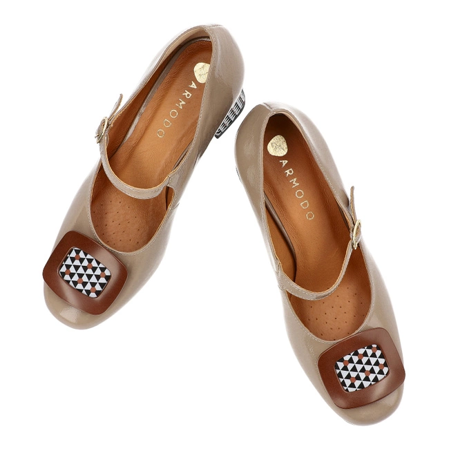 Lodičky Armodo - 2764 Beż 287/TR480