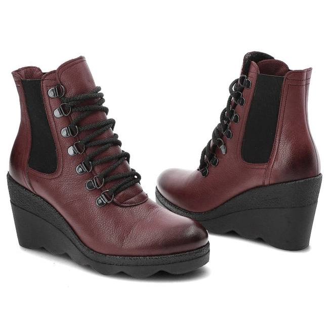 Členkové Topánky Szydłowski - 1602 Bordo 303