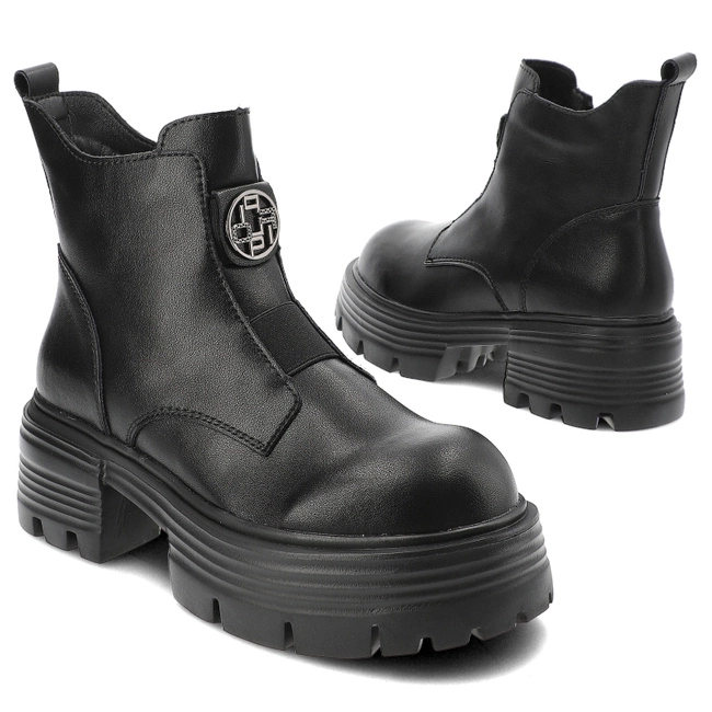 Členkové Topánky Filippo - DBT6432/24 BK Czarny