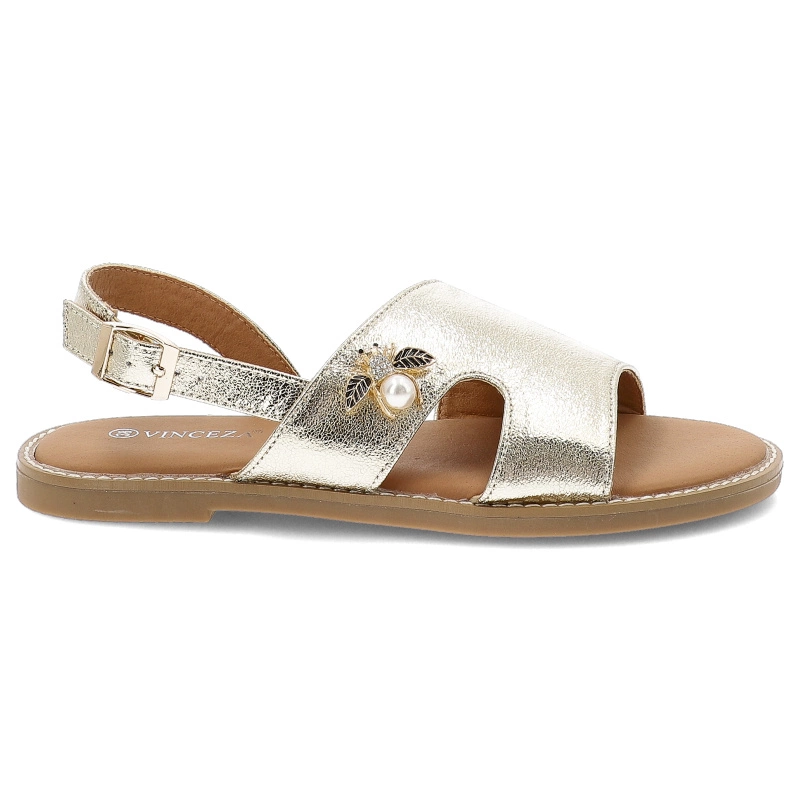 Sandále VINCEZA - 17378 GD Złoty