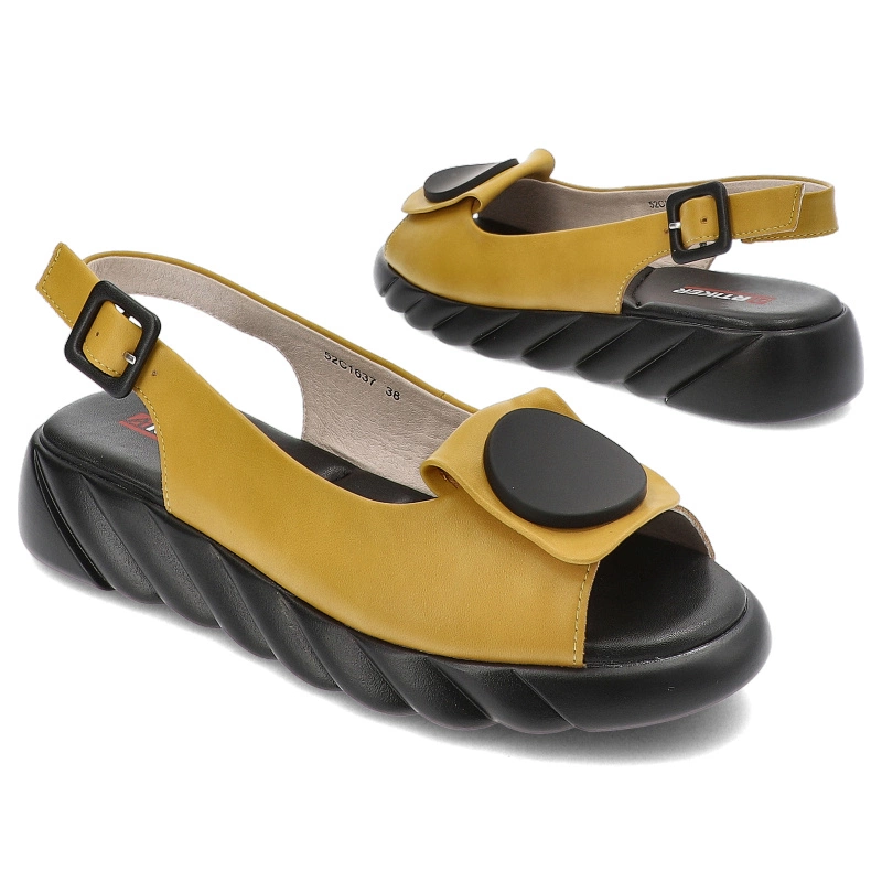 Sandále Artiker - 52C1637 Żółty