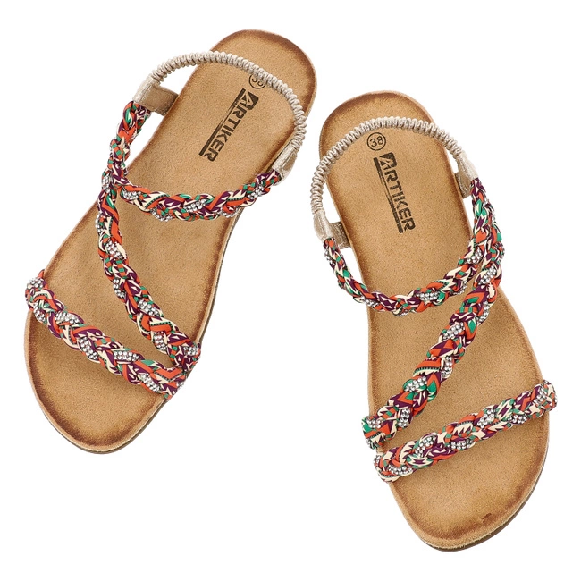 Sandále ARTIKER - 56C1272 Gold/Orange