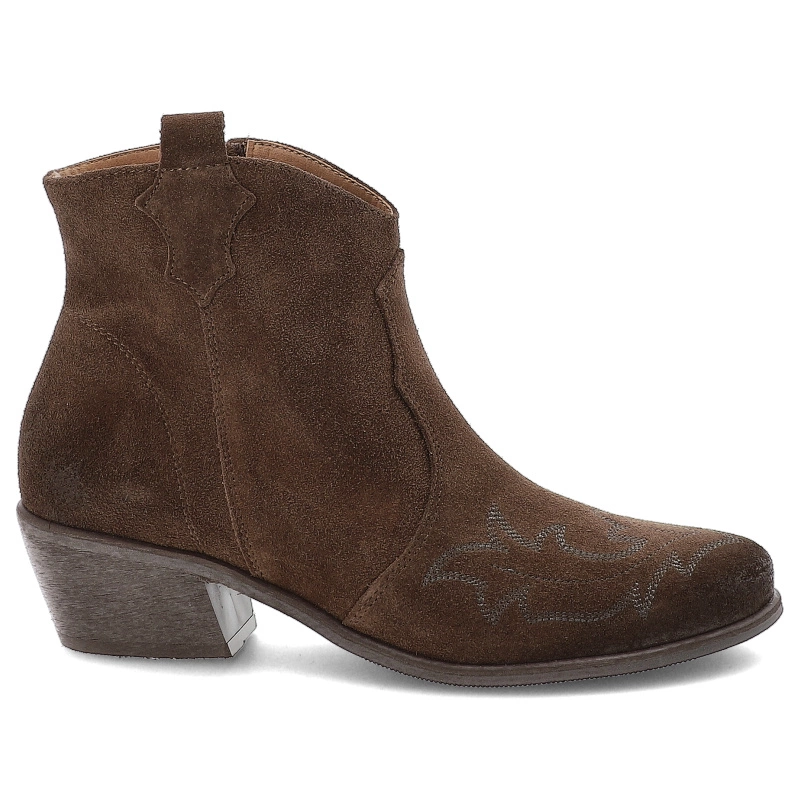 Členkové Topánky ARMODO - 1515 Brąz Welur