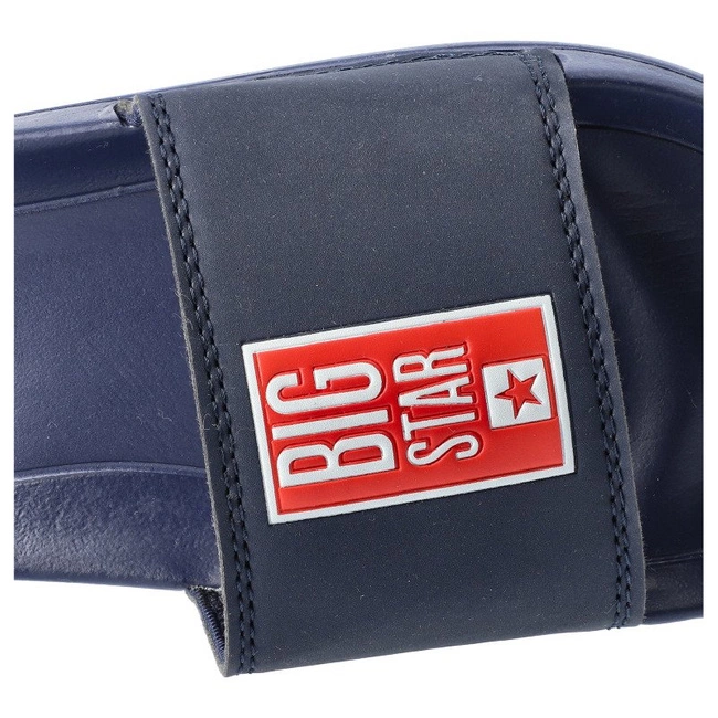 Šľapky Big Star - FF274A364 Granat