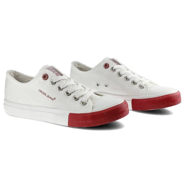 Plátenky Cross Jeans - FF2R4067C Biały
