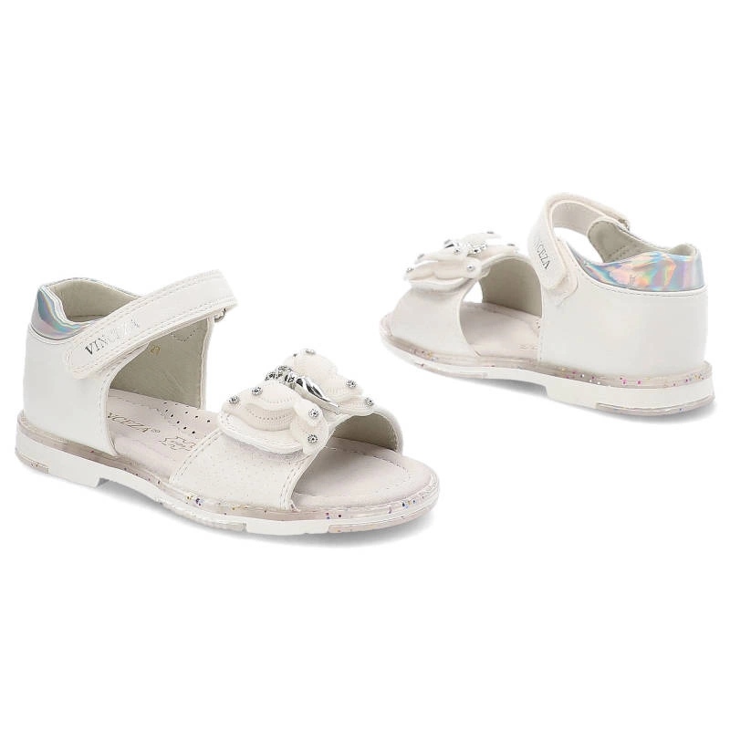 Sandále Vinceza - 23-36125 WH Biały