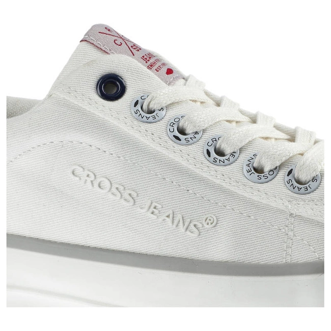 Plátenky Cross Jeans - FF2R4080C Biały