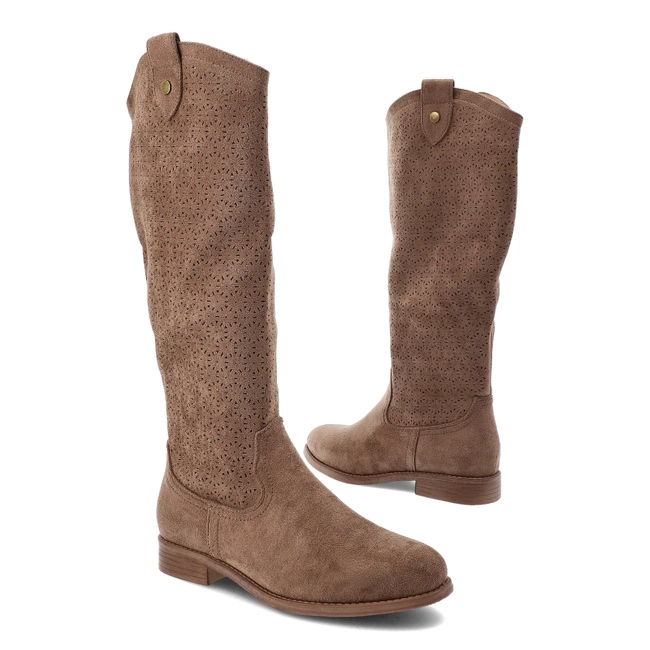 Čižmy S.BARSKI - HY51-062 Coffee