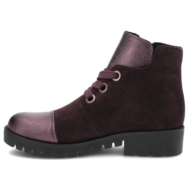 Členkové Topánky Gamis - 3542 K16/Bordo Welur