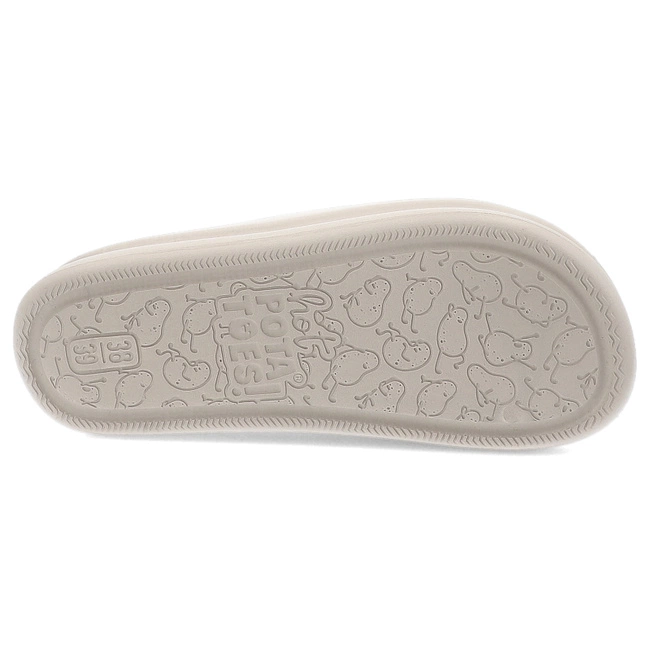 Šľapky HOT POTATOES - Gill 75545 Beige