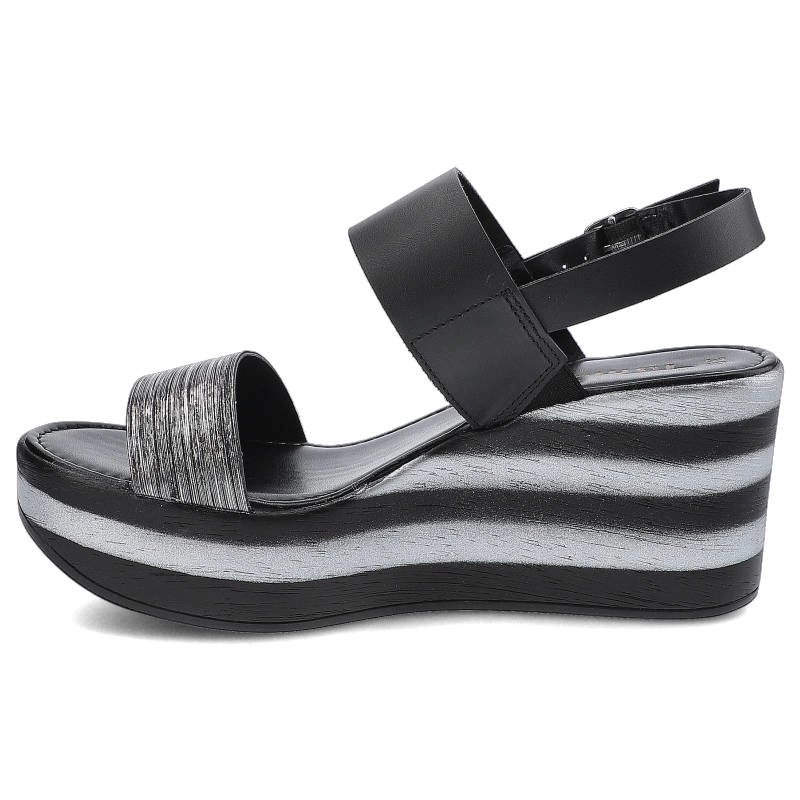 Sandále Tamaris - 1-28334-22 025 Blk/Pewter Str