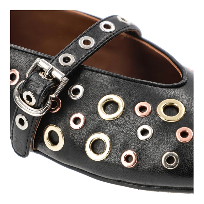 Baleríny CARINII - B10046_-353-000-000-000 Czarny