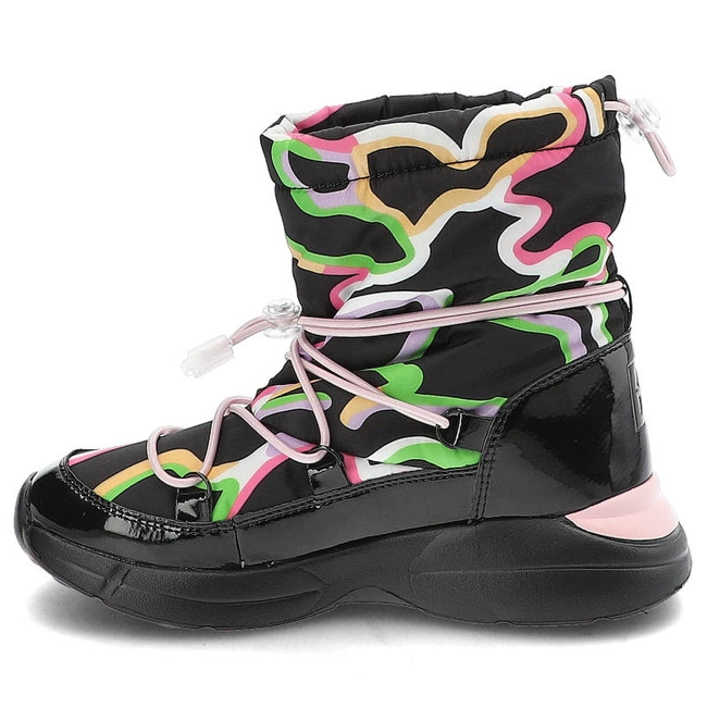 Snehule Big Star - KK374099 Czarny/Róż