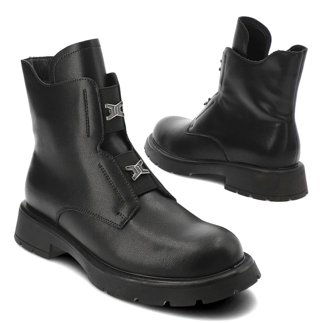 Členkové Topánky Artiker - 55C0063 Black Mat