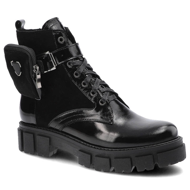 Členkové Topánky Pollonus - 5-1346-006 Czarny+Naplak