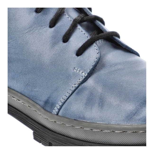 Šnúrovacie Členkové Topánky Wasak - 0689 Jeans