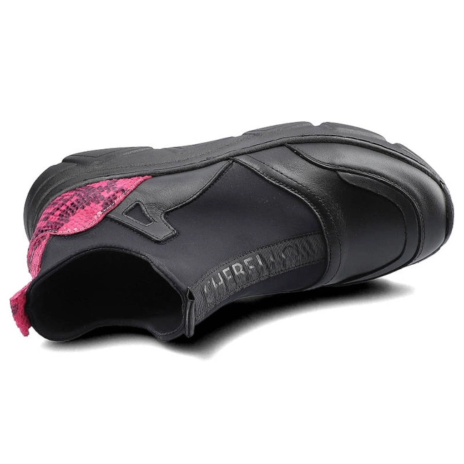 Členkové Topánky Chebello - 2572_-002-271-128-S119 Czarny/Różowy