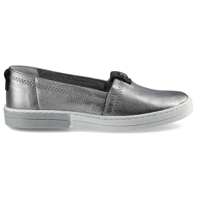 Poltopánky Pollonus - 5-1143-003 Czarne Srebro/Brokat