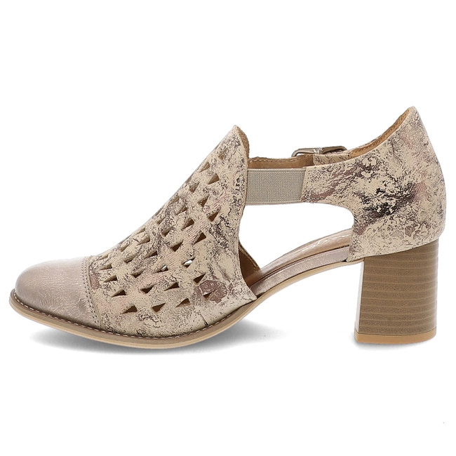 Poltopánky MACIEJKA - 04962-43-00-5 Beżowo-Złoty