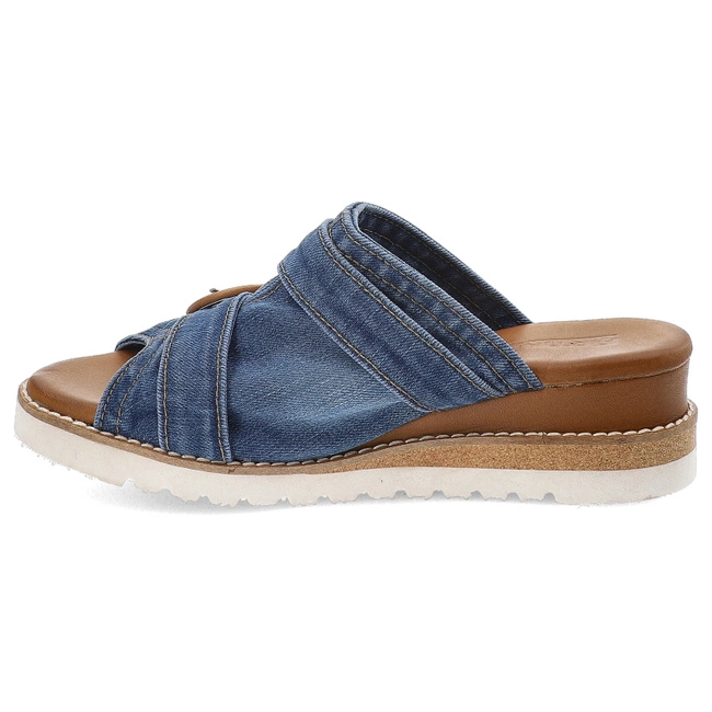 Šľapky Artiker - 54C0201 Niebiesko-Brązowy