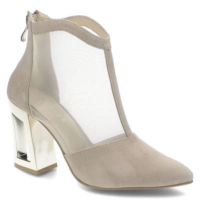 Členkové Topánky Damiss - DS-595/8 Cappucino Zamsz