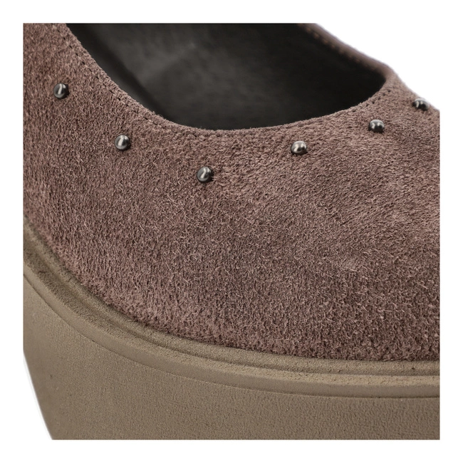 Poltopánky KARINO - 5648/015-P Brąz/Welur