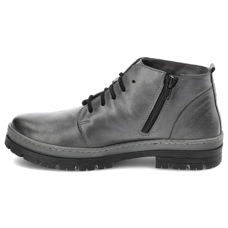 Šnúrovacie Členkové Topánky Wasak - 0689 Szary