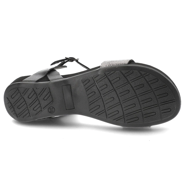 Sandále Armodo - 40027 Bf.Czarny+Polla Nikiel