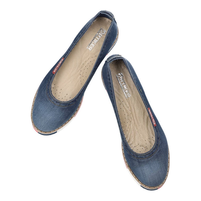 Baleríny Artiker - 40C0208 Jeans