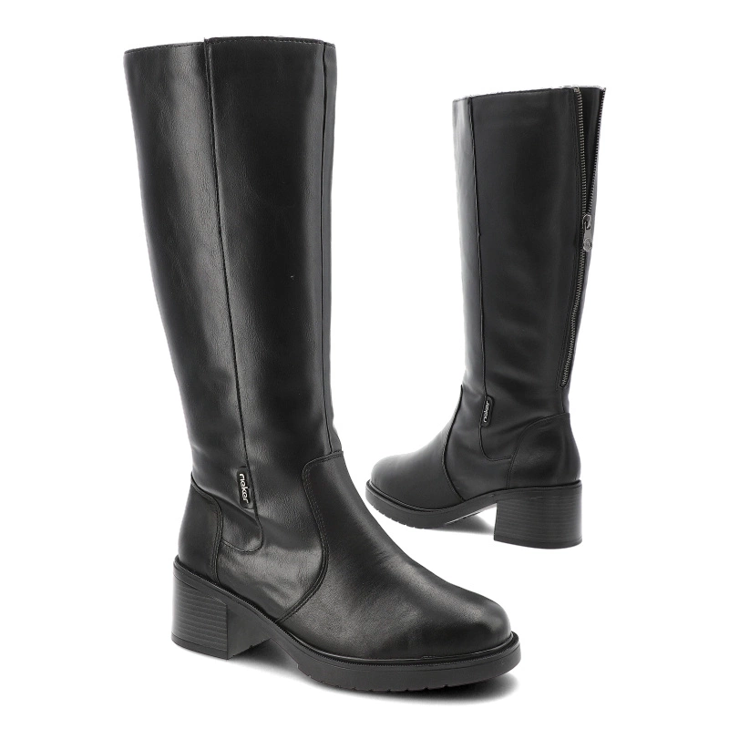 Čižmy RIEKER - Y5254-00 Black