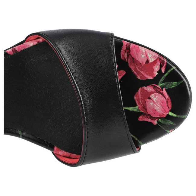 Sandále Espirito - S379/0/6 Czarna Koza/Tulipan