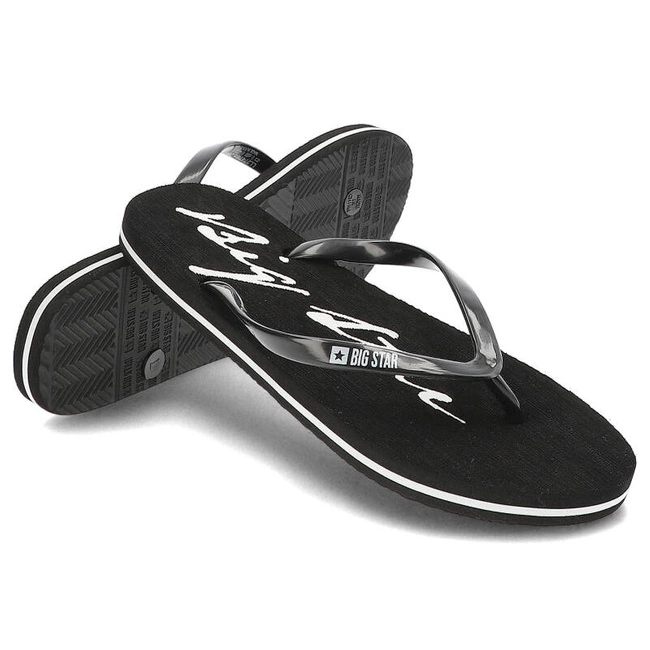 Šľapky Big Star - LL274761 Czarny