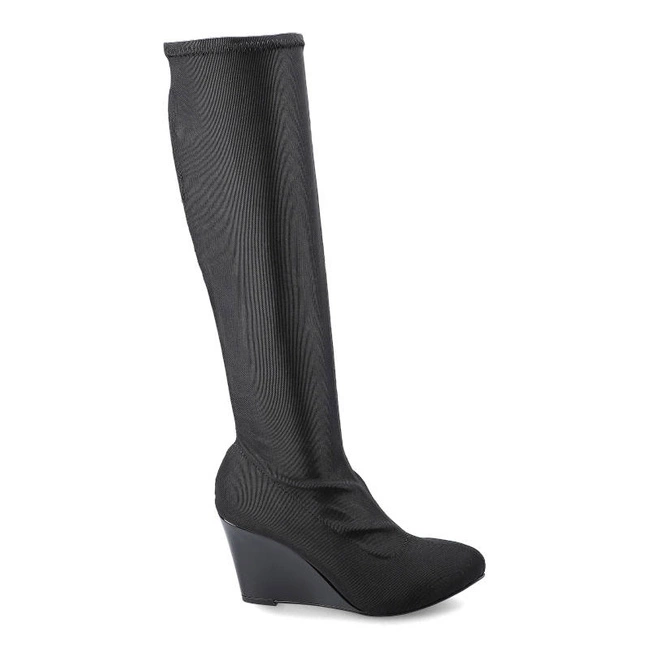 Čižmy Massimo POLI - 4Y2-5C-0642 Siateczka Czarna