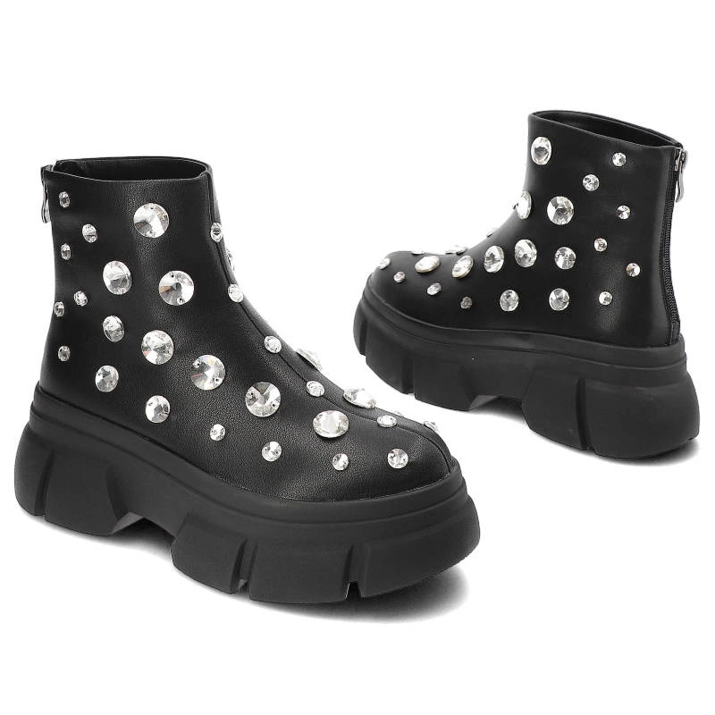 Členkové Topánky Sca'viola - S-85 Black