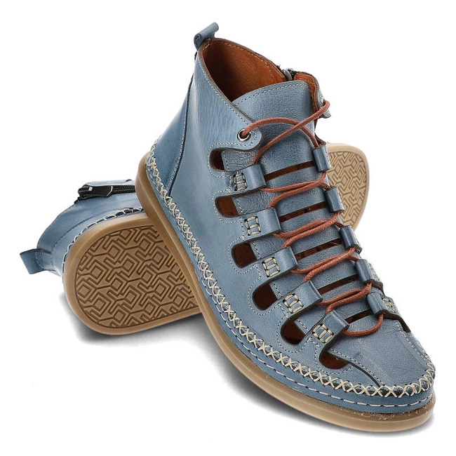 Členkové Topánky Artiker - 52C0638 Niebieski