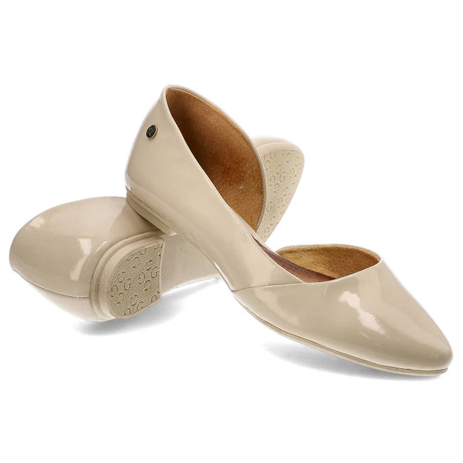 Baleríny Maciejka - 02445-04/00-5 Beż Lak