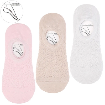 Baleríny MORAJ 3 Pary - CDB200-391 Mix Kolor