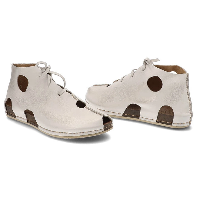 Šnúrovacie Členkové Topánky Maciejka - 03426-25/00-6 Jasny Beż