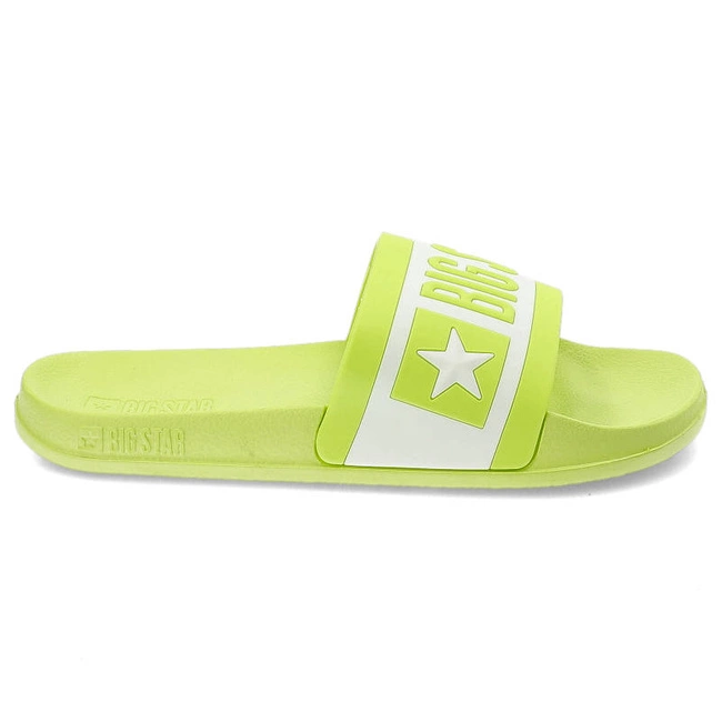 Šľapky Big Star - LL274742 Limonka