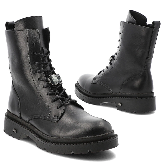 Členkové Topánky KARINO - 4841/076-F Czarny/Lico