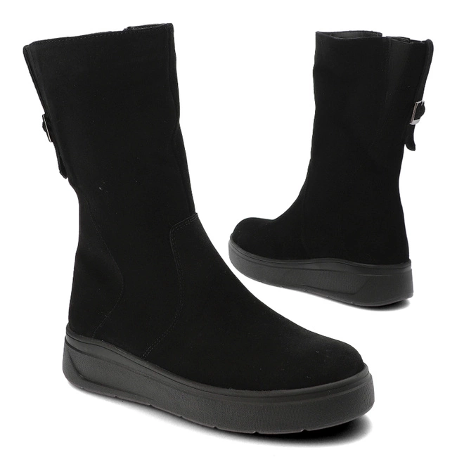 Členkové Topánky Armodo - 5-1704-004 Czarny Welur