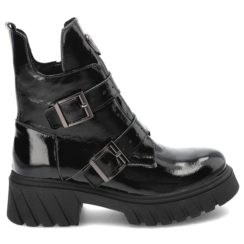 Členkové Topánky Armodo - 60482 Naplak Czarny+Cn.