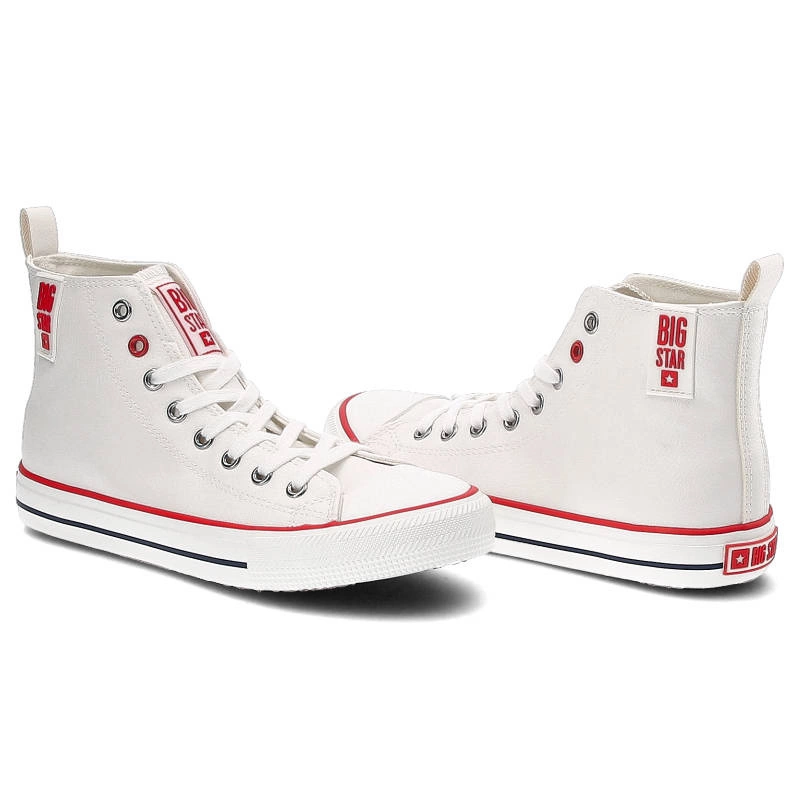 Plátenky Big Star - JJ274132 Biały/Czerwony