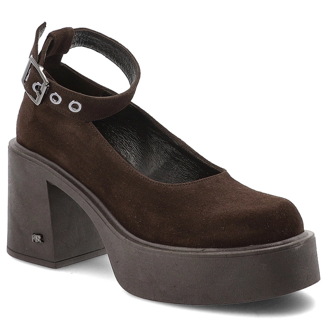 Poltopánky KARINO - 5638/015-P Mokka/Welur