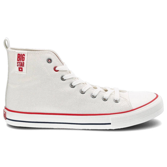 Plátenky Big Star - JJ174066 Biały/Czerwony